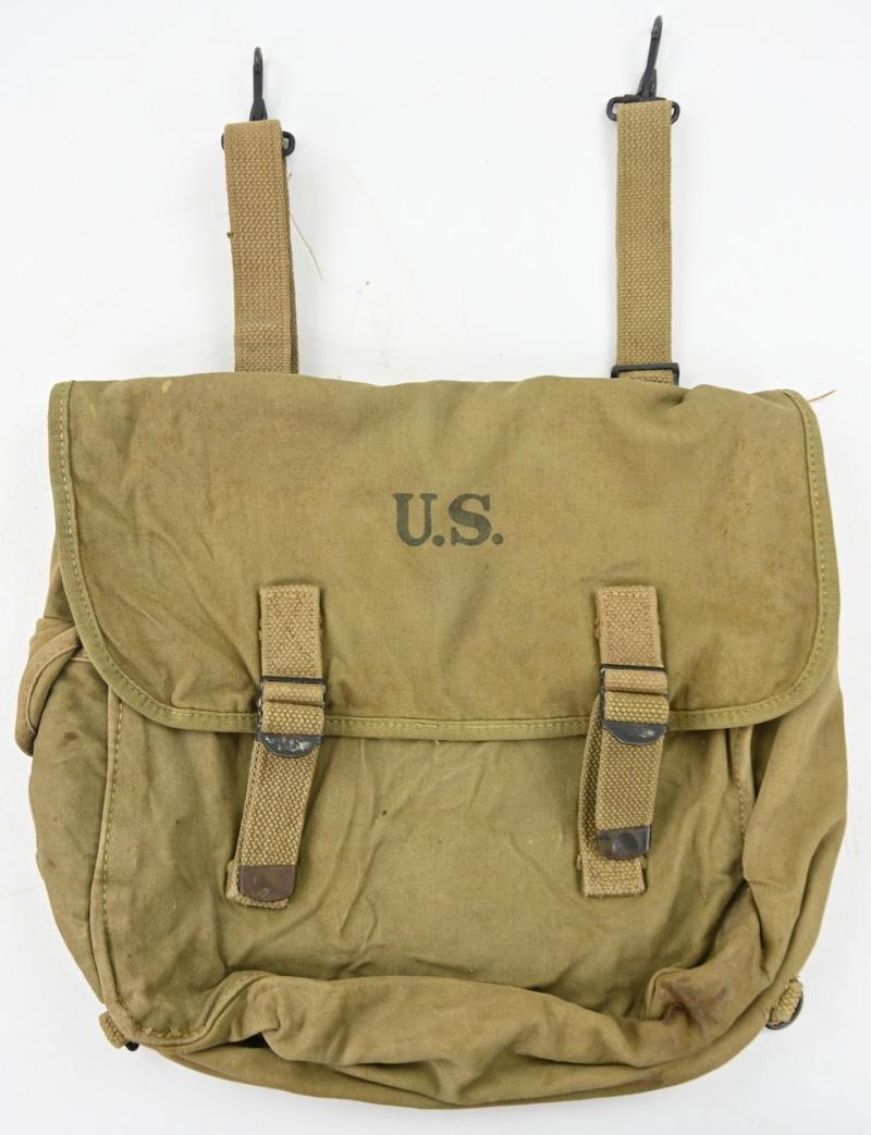 USAAF WW2 Named Musset Bag and Armband '43rd Ferrying Squadron'