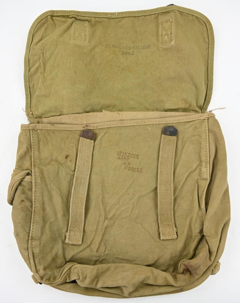 USAAF WW2 Named Musset Bag and Armband '43rd Ferrying Squadron'