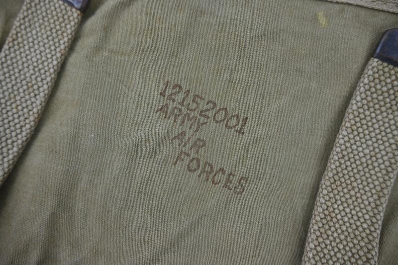 USAAF WW2 Named Musset Bag and Armband '43rd Ferrying Squadron'