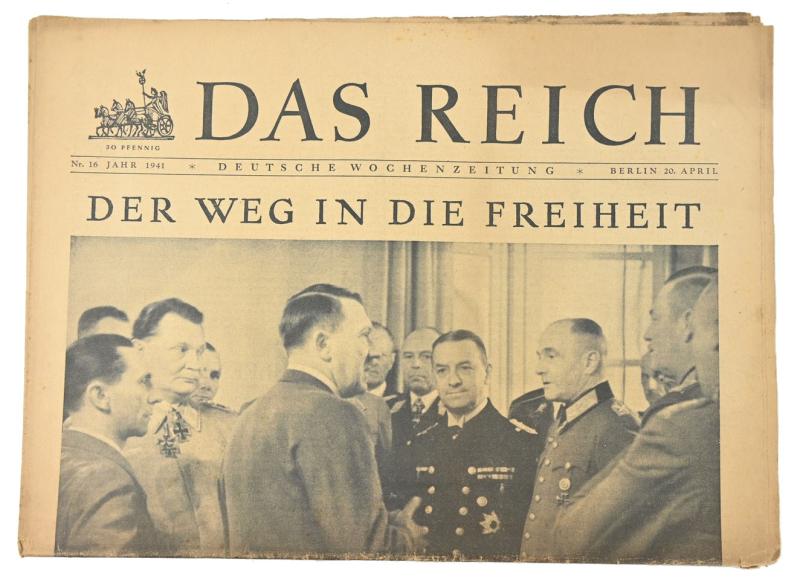 German Newspaper “Das Reich” 20 April 1941