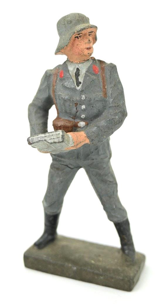 German Elastolin Toy Figure 'Luftwaffe Messenger'