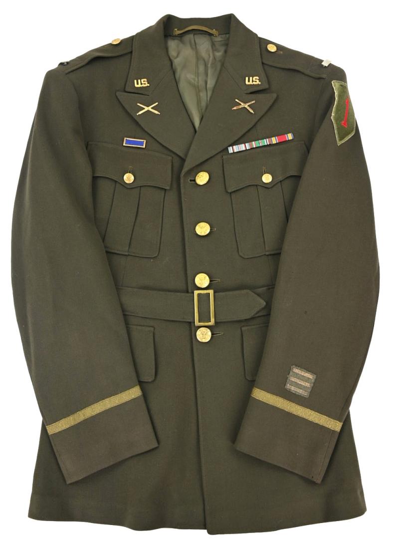 US WW2 Class A Officer Service Dress 'Big Red One'