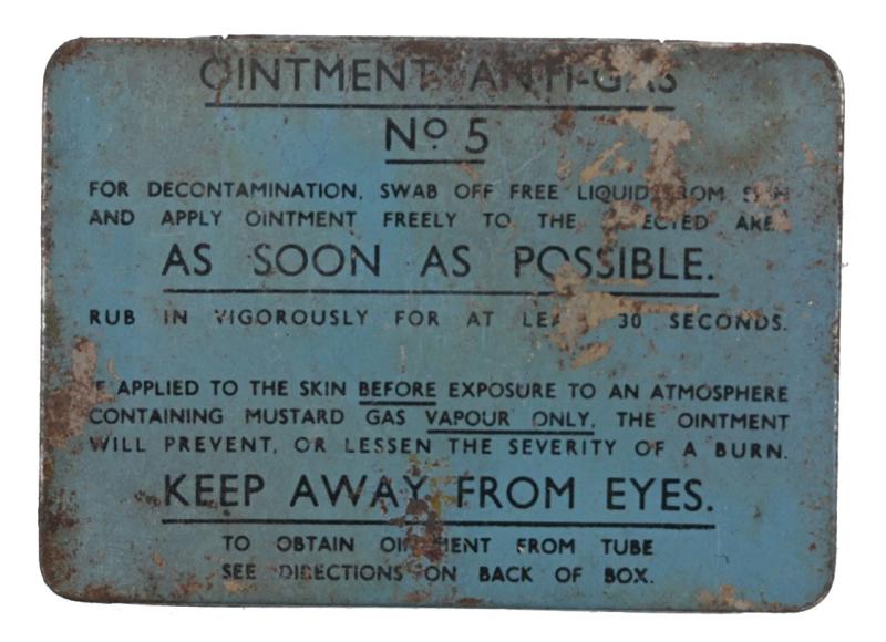 British WW2 Anti-gas Ointment No.5