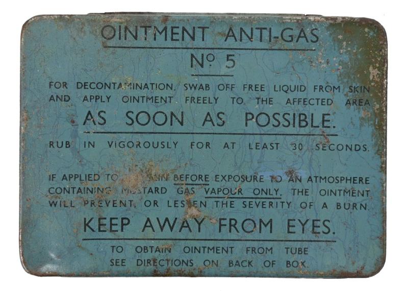 British WW2 Anti-gas Ointment No.5