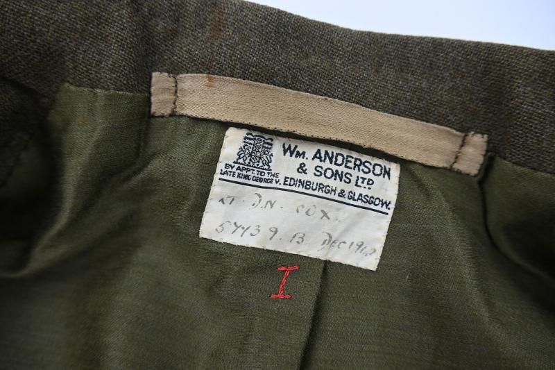 British WW2 KIA Named Service Dress Black Watch