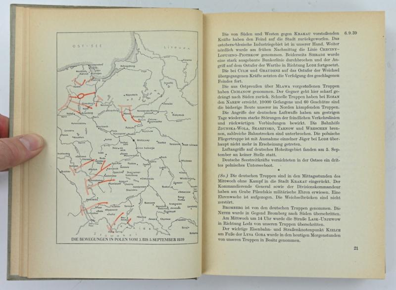 German WH Book 'Die Berichte des Oberkommandos der Wehrmacht 1940'