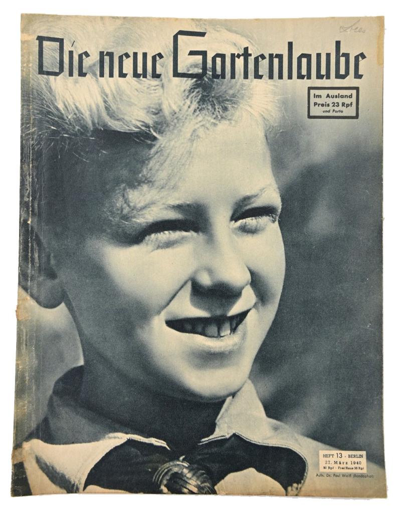 German Magazine 'Die Neue Gartenlaube' 27 March 1940