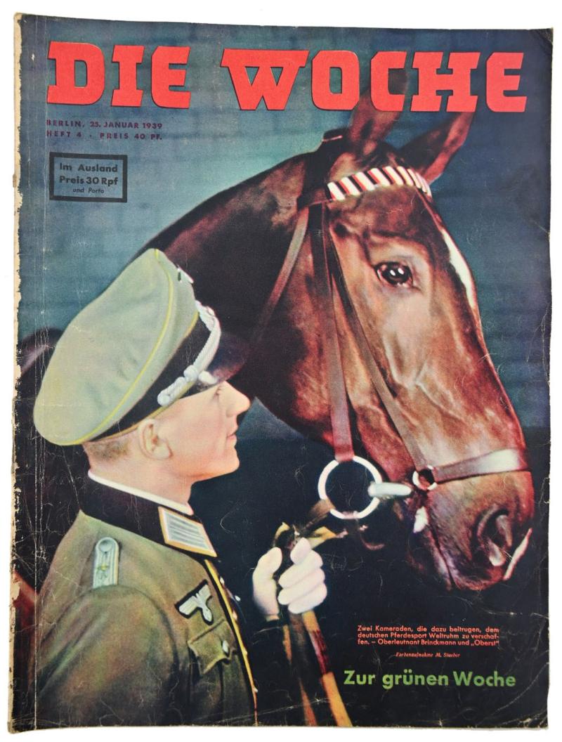 German Third Reich Magazine 'Die Woche' 1939