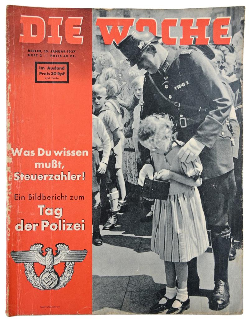 German Third Reich Magazine 'Die Woche' 1937