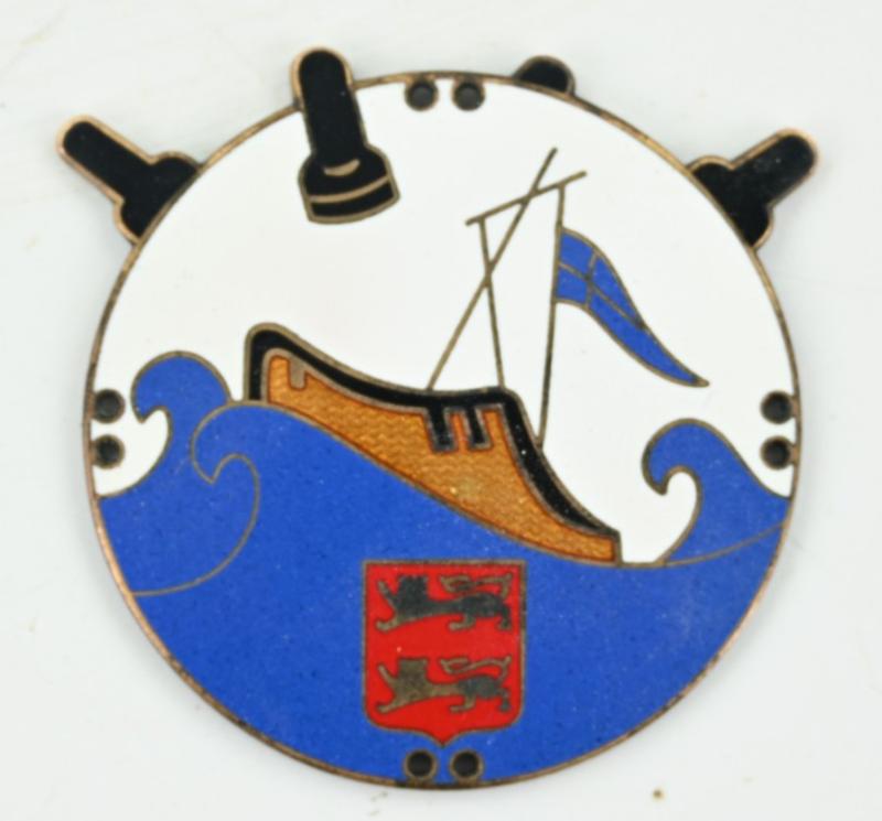 German KM Unit Cap Badge '2. Vorpostenflottille'