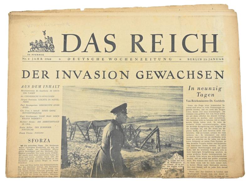 German Newspaper “Das Reich” 23 January 1944