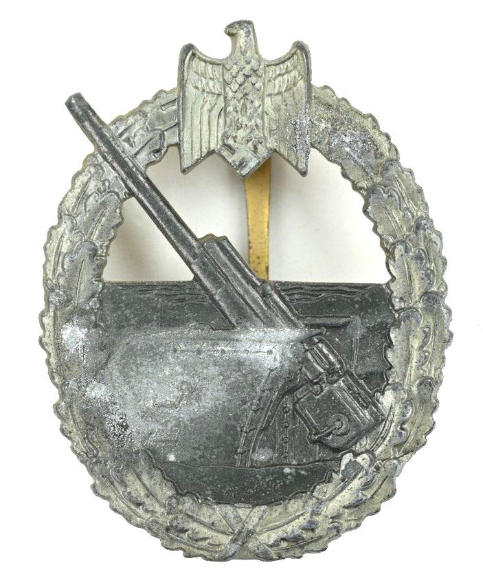 German KM Coastal Artillery War Badge