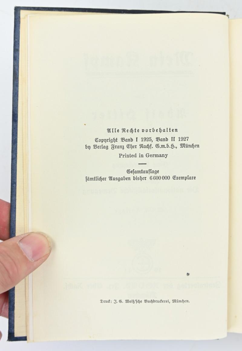 German Adolf Hitler Mein Kampf Book 1941