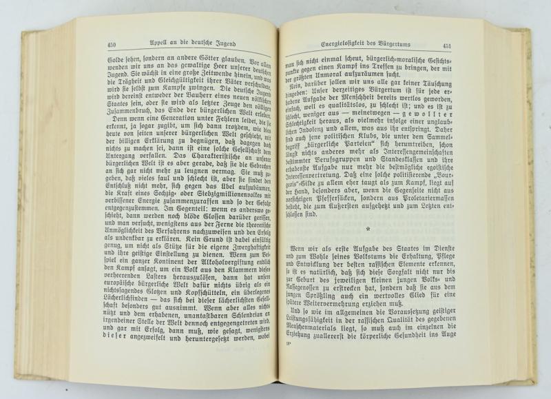German Adolf Hitler Mein Kampf Book 1937