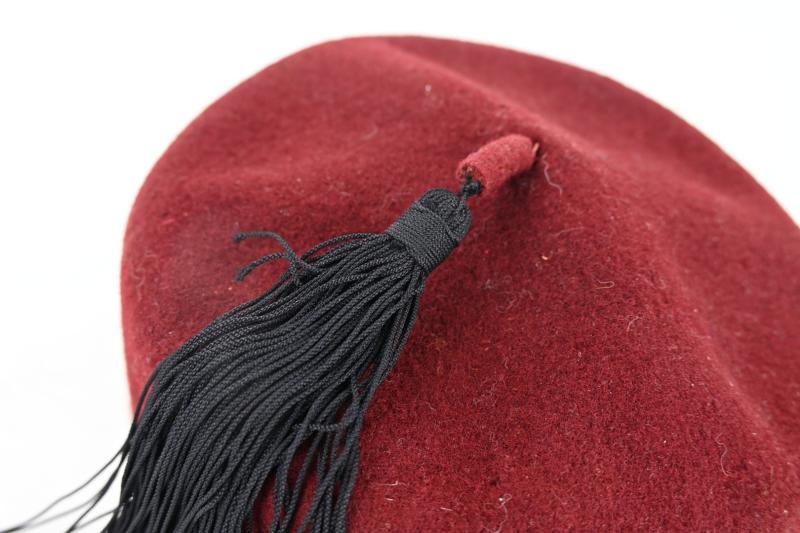 German Waffen-SS Maroon Red Fez