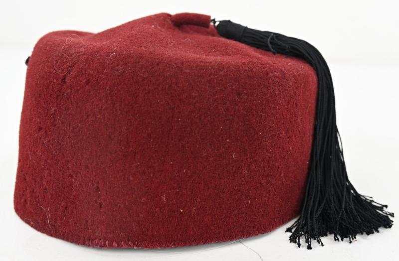 German Waffen-SS Maroon Red Fez