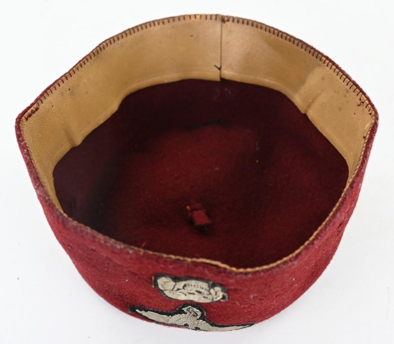 German Waffen-SS Maroon Red Fez