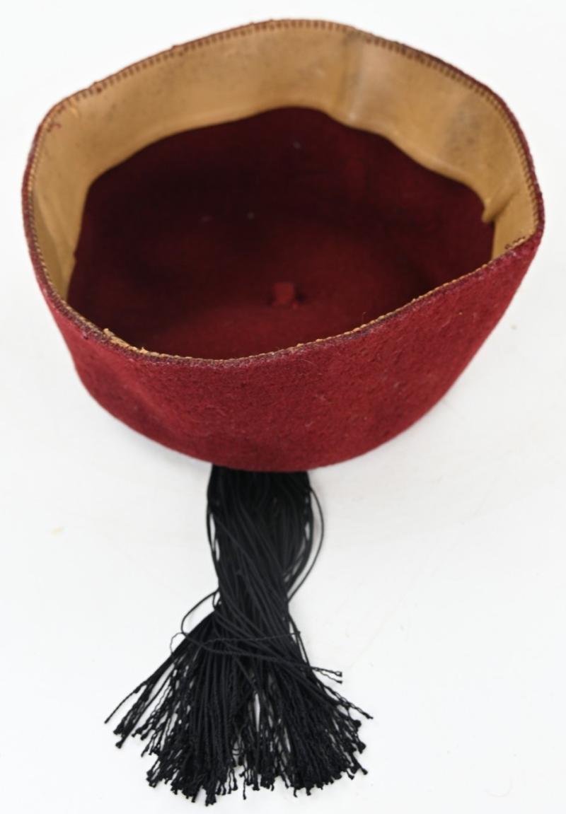 German Waffen-SS Maroon Red Fez