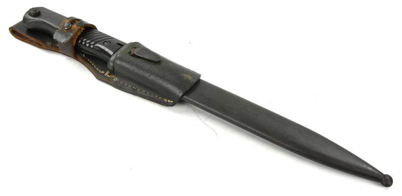 German WH K98 Mauser Bayonet with Frog '43cul'