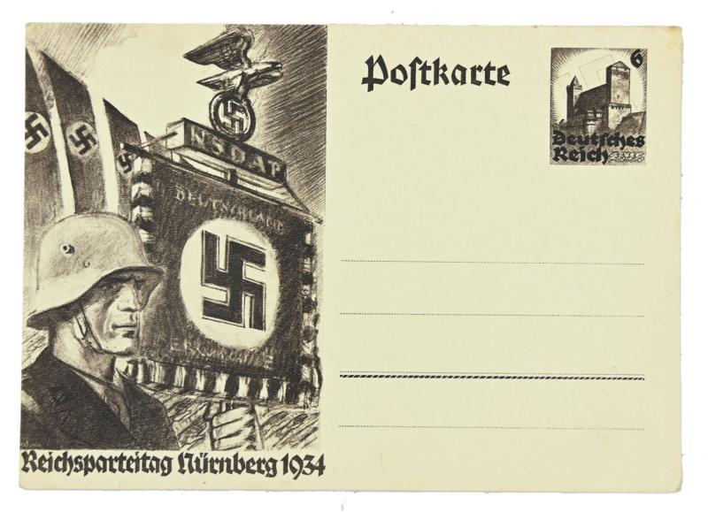 German Reichsparteitag 1934 Postcard