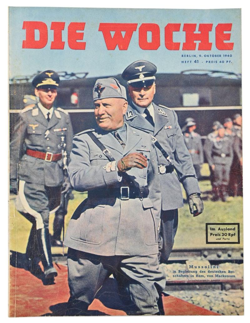 German Third Reich Magazine 'Die Woche' 1940