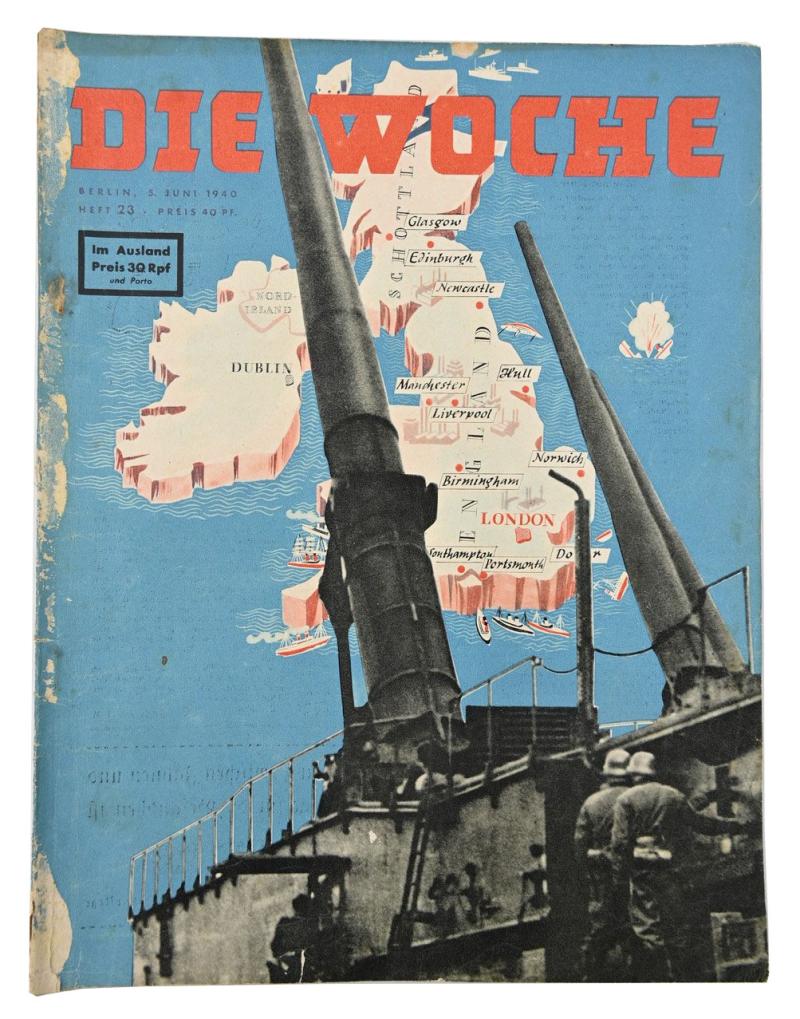 German Third Reich Magazine 'Die Woche' 1940