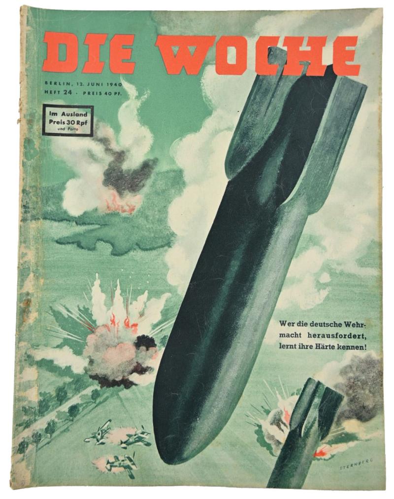 German Third Reich Magazine 'Die Woche' 1940