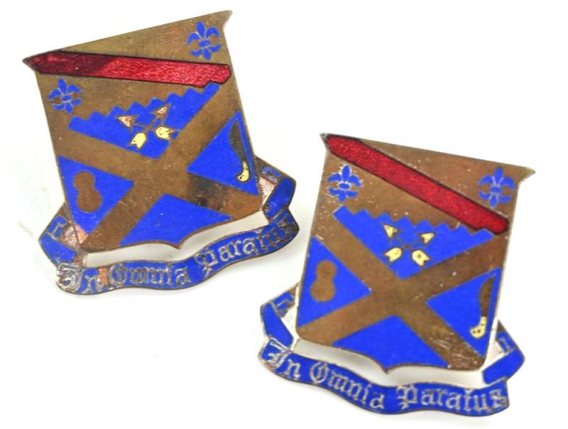 US WW2 18th Infantry Regiment (1st Infantry Division) DUI Crest Pin