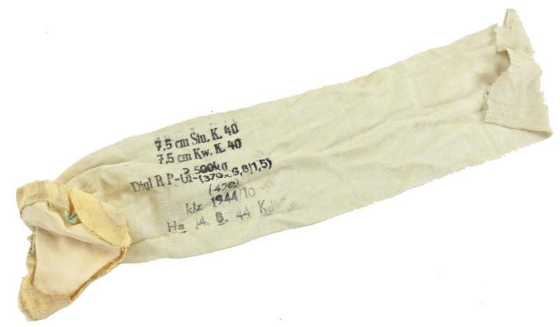 German WH Shell Powder Bag 7,5cm KWK40