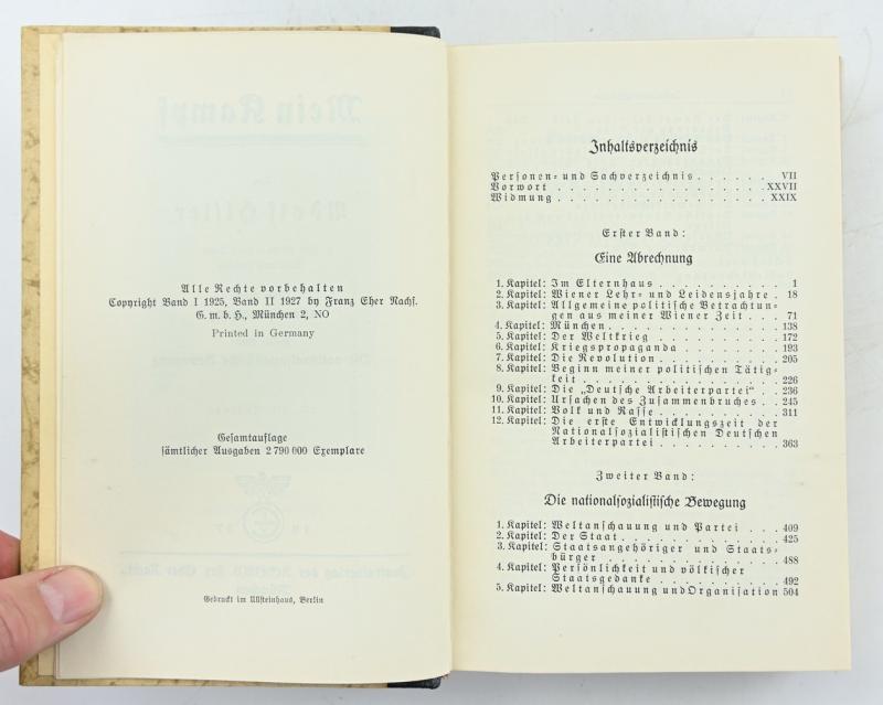 German Adolf Hitler Mein Kampf Book