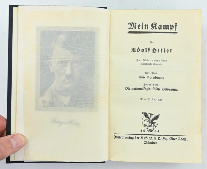 German Adolf Hitler Mein Kampf Book 1934