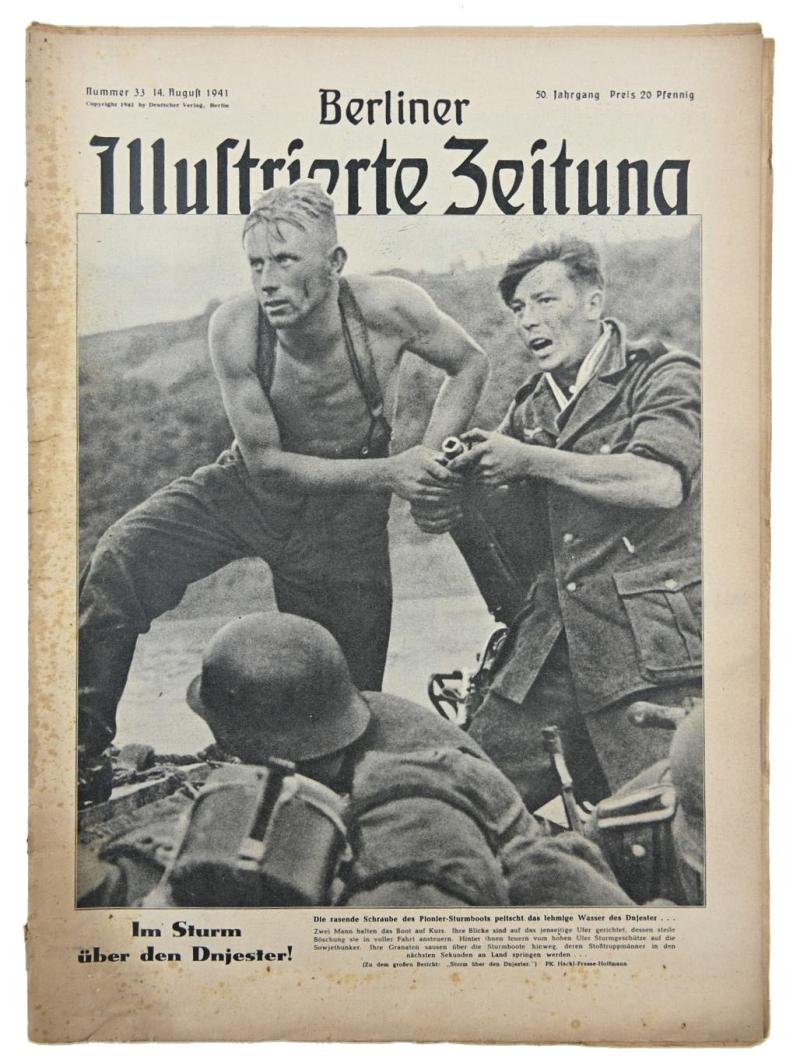 German Berliner Illustrierte Zeitung Newspaper 1941