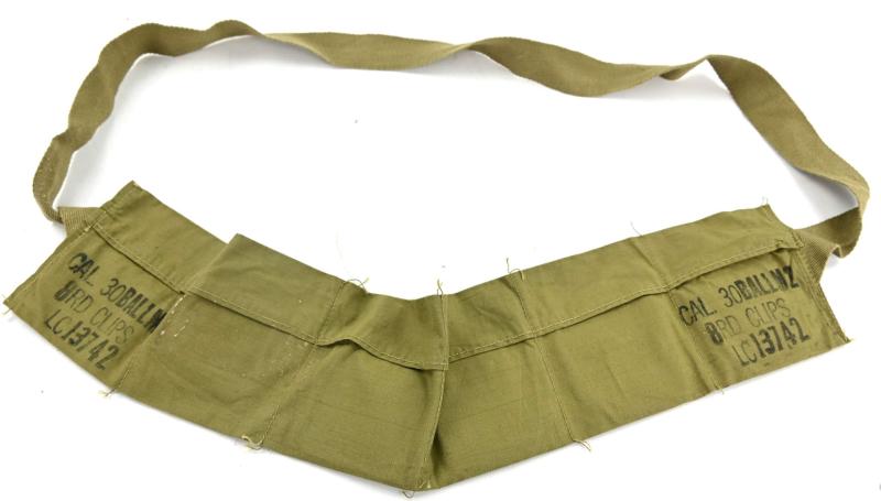 US WW2 M1 Rifle Ammo Bandoleer .30 Cal