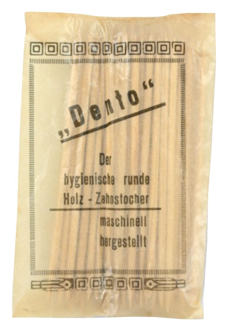 German Third Reich Era Package of Tooth Sticks