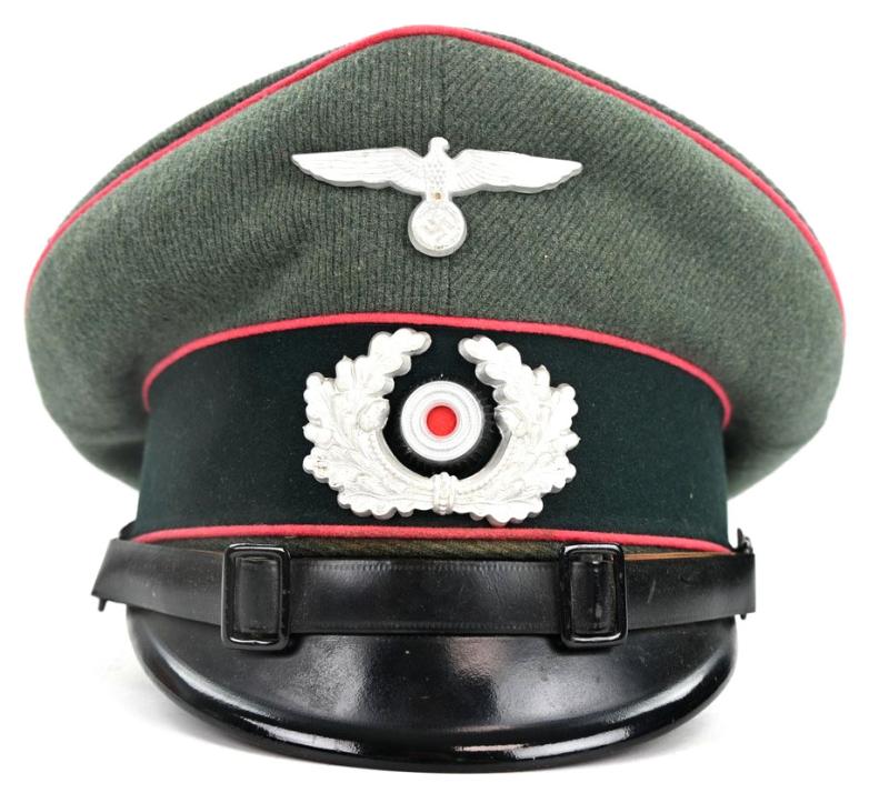 German WH NCO Panzer Visor Cap