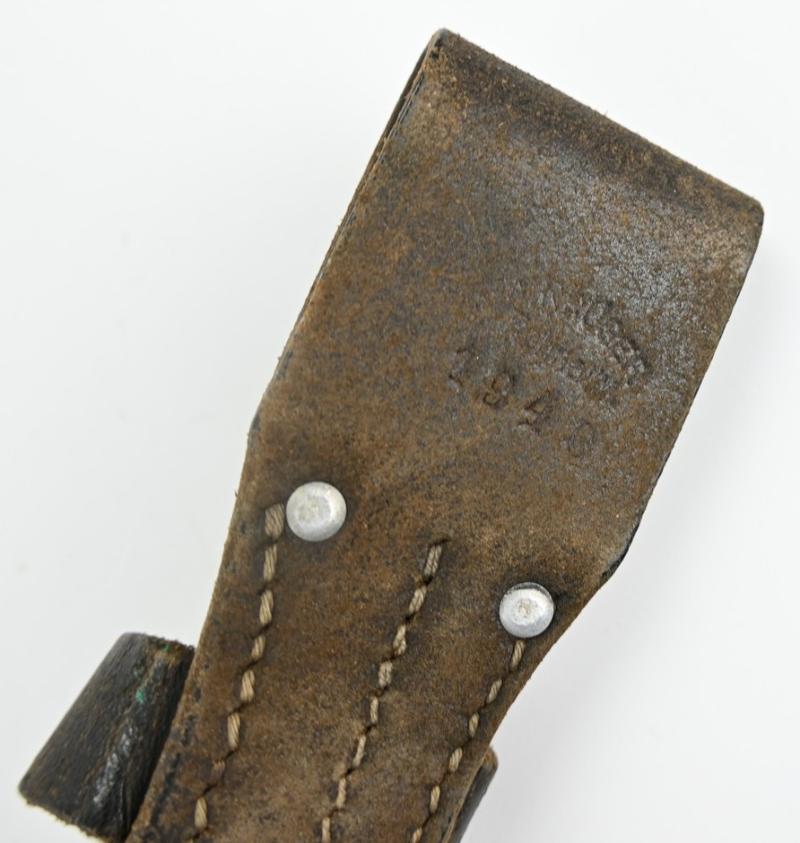 German WH K98 Mauser Bayonet with Frog 'Carl Eickhorn'