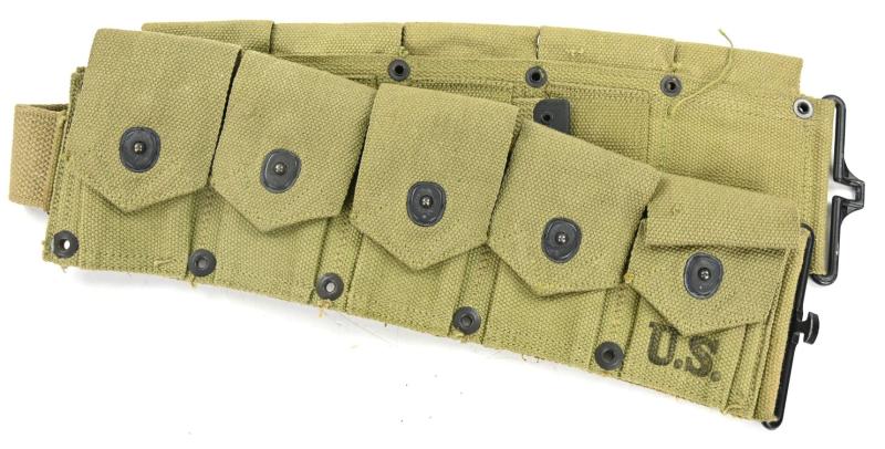 US WW2 M1 Garand Ammo Belt 1943