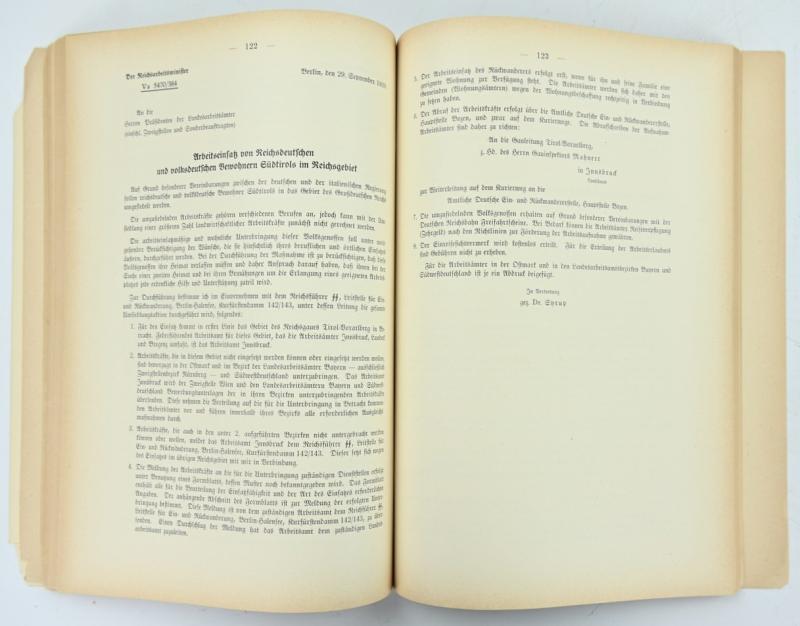 German Reichsführer-SS Intern Book 'Human Imprisonment'