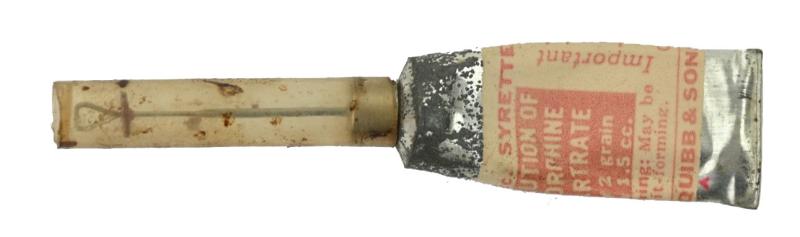 US WW2 Empty Medical Morphine Tartrate Tube