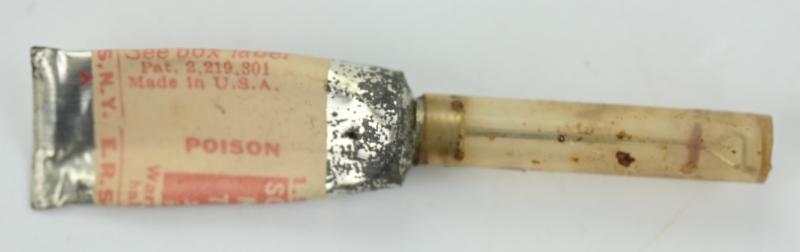 US WW2 Empty Medical Morphine Tartrate Tube