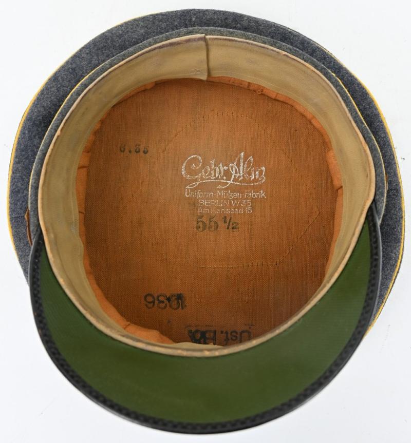 German LW EM/NCO Visor Cap 'Flgz.Schule Kiliansdorf'