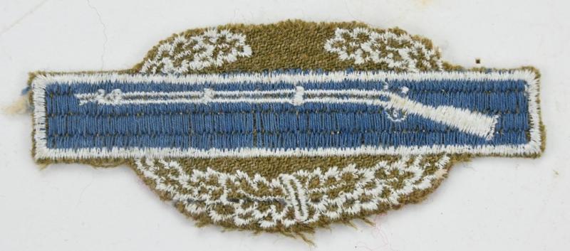 US WW2 Cloth Shirt Combat Infantry Badge