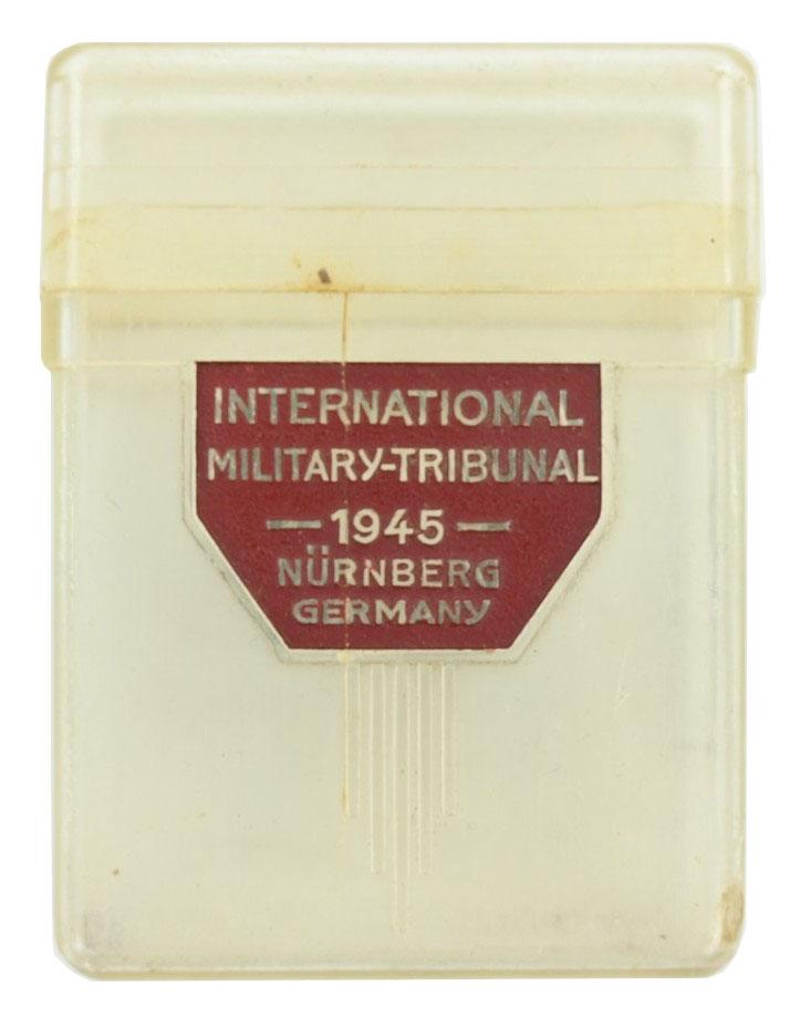 US WW2 Military Tribunal Cigaret Package Holder
