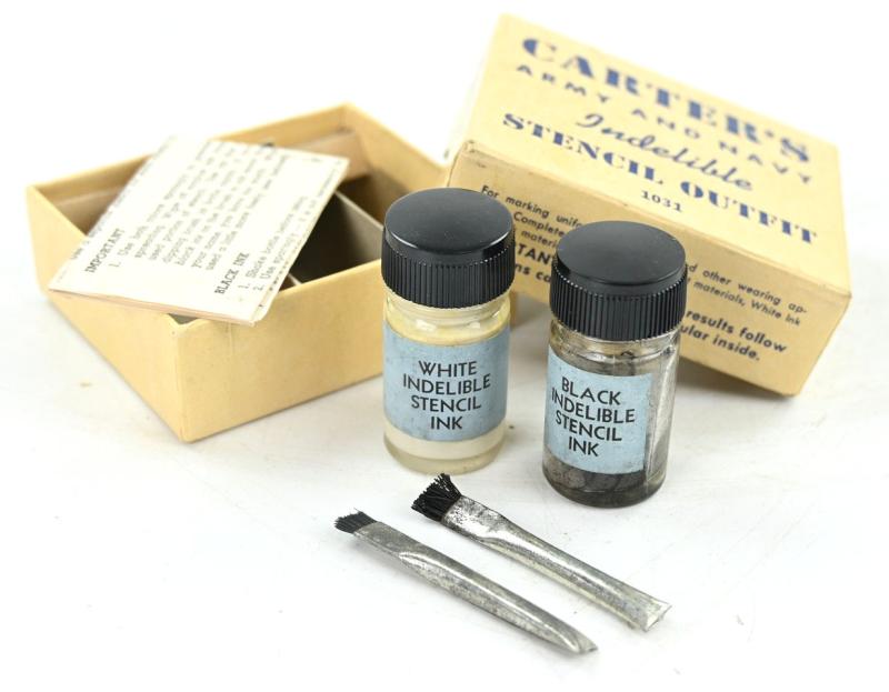 US WW2 Carter's Stencil Outfit Set