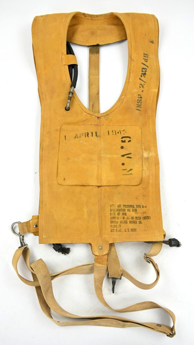 USAAF WW2 Paratrooper Mea West Vest B-4 101st Airborne Division 502nd PIR.