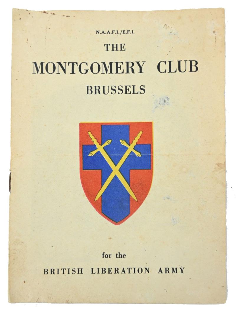British WW2 The Montgomery Club Leaflet