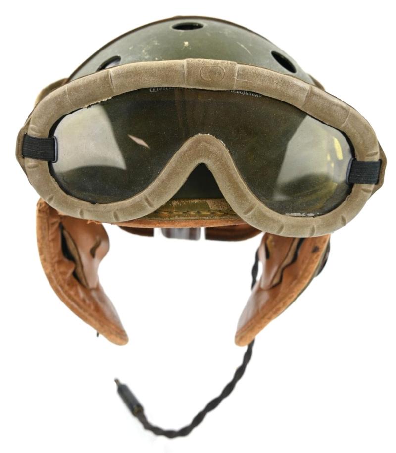 US WW2 Rawlings Tanker Helmet Complete