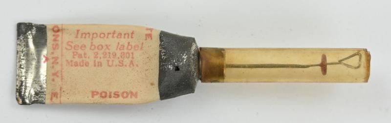 US WW2 Empty Medical Morphine Tartrate Tube