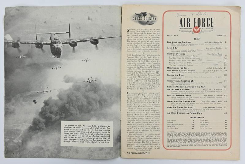 US WW2 Air Force Magazine 'Bob Noody' 101st Airborne Division.