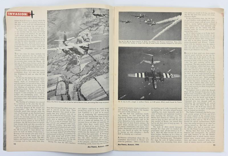 US WW2 Air Force Magazine 'Bob Noody' 101st Airborne Division.